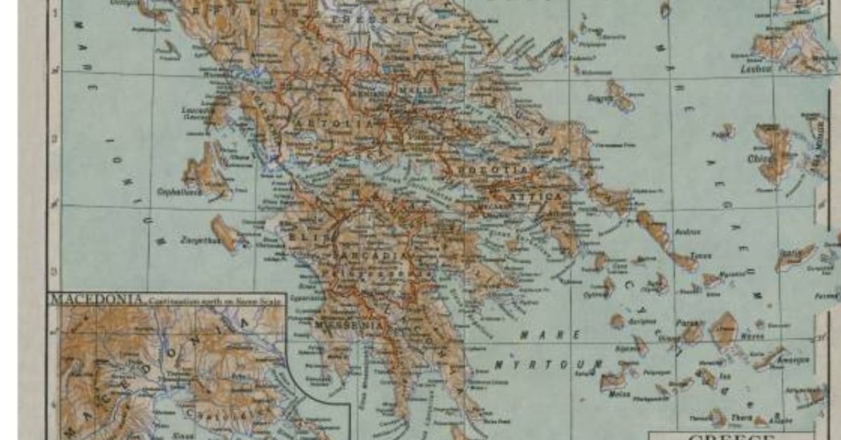 Ancient Greek Map