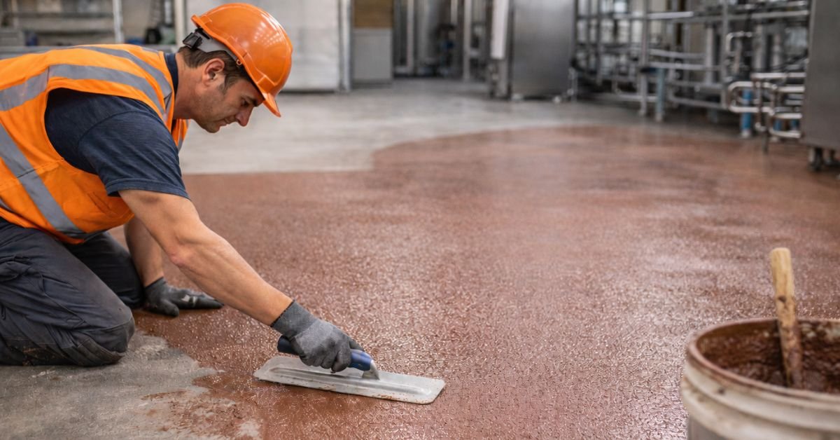 Urethane cement flooring
