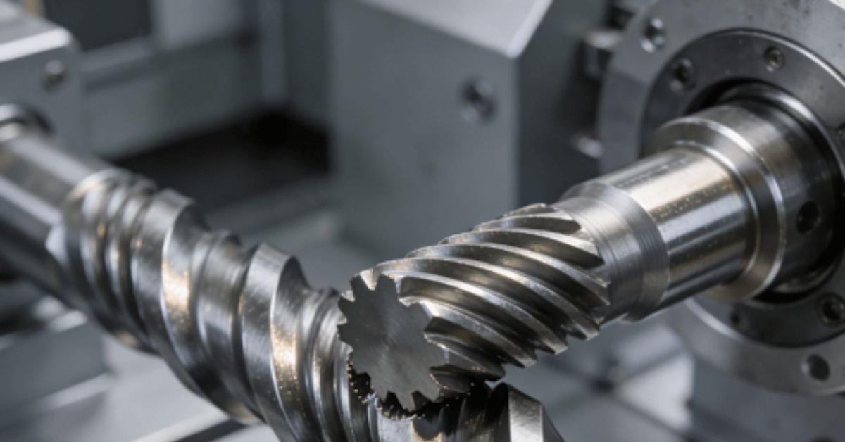 Precision challenges in helical gear milling, including tooth profile control, helix angle accuracy, and vibration damping in high-speed CNC machining.