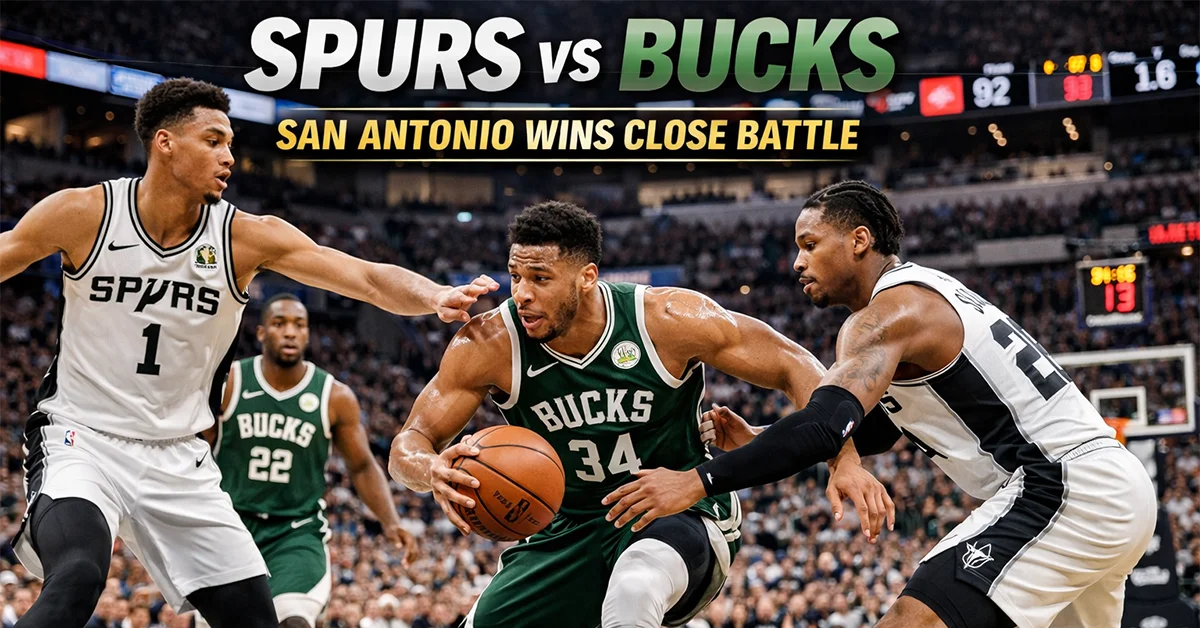 spurs vs bucks