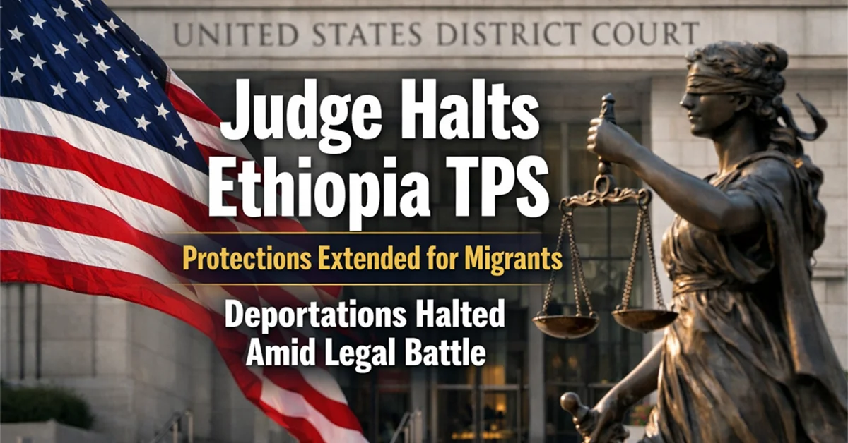 Judge Halts Ethiopia TPS