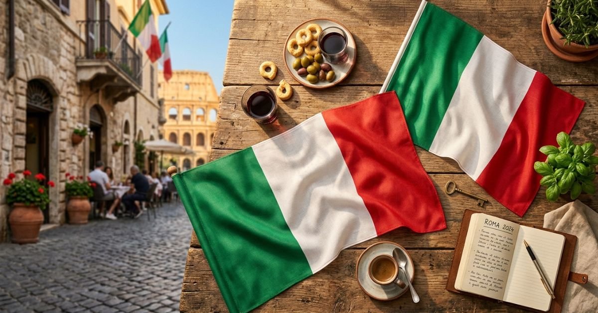 Flags from Italy