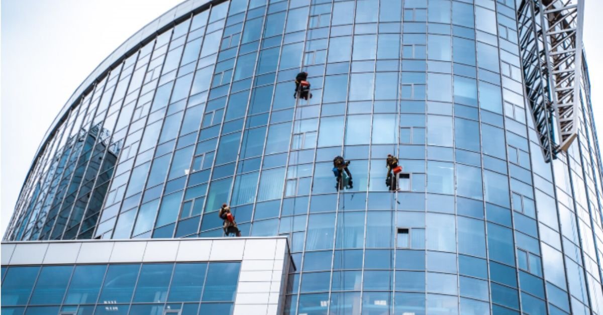 Washing Windows on Towering Buildings