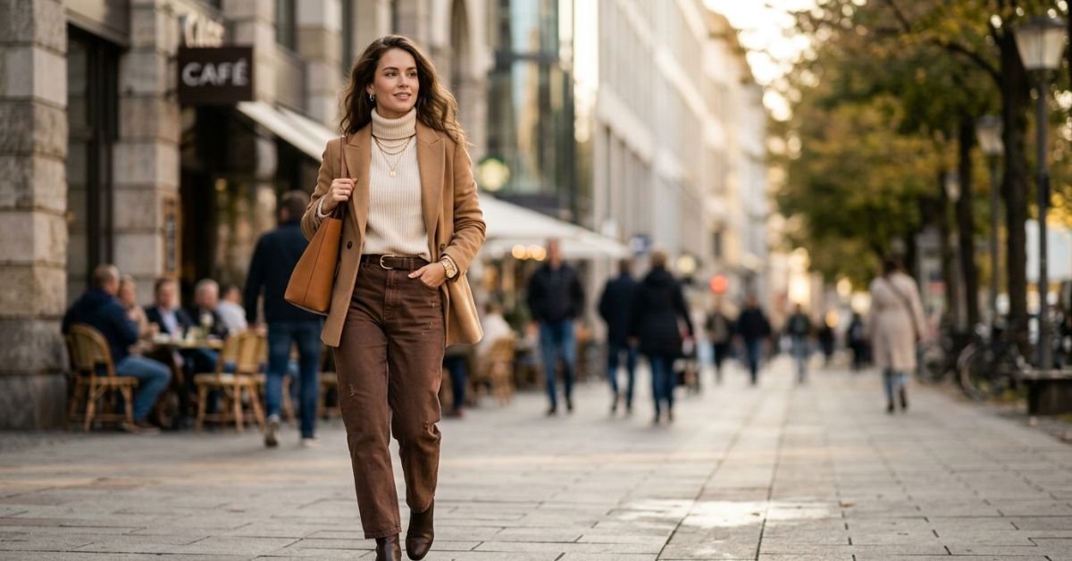 Brown Jeans Fashion Trend